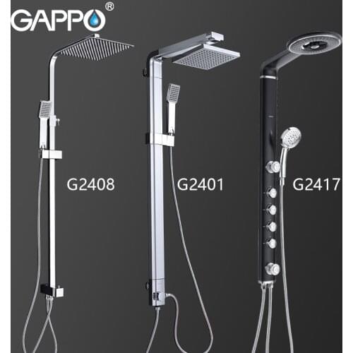 GAPPO Shower faucet Wall mounted shower set shower faucets Bathroom faucet bathtub faucet waterfall mixer tap set Torneira