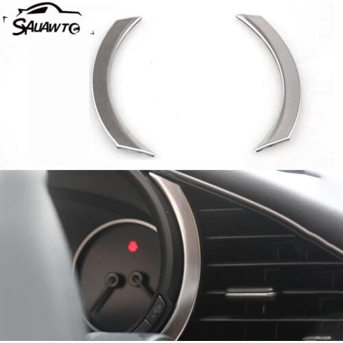 Stainless steel Car instrument dashboard display Frame Trim Cover Sticker For Mazda 3 Axela 2019 2020 Accessories