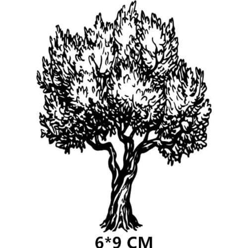 2021 New Tree Clear Stamps DIY Scrapbooking Craft Supplies Rubber Silicon Seals Card Photo Album Hobby ink pad Stamping