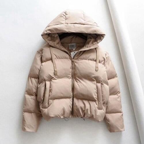 Cotton Padded Jacket Winter Hooded Parkas Woman Warm Down Jacket Large Size Woman Coat Thicken Women Casual Women Puffer Jacket
