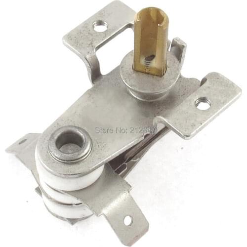 AC 250V 16A 70 Celsius Bimetal Adjustable Temperature Heating Thermostat Switch