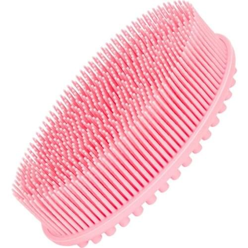 Silicone Brush For Dew Shower Baby Silicone Bath Brush Non-slip Rubbing Tools Massage Brush Soft Shower Tools