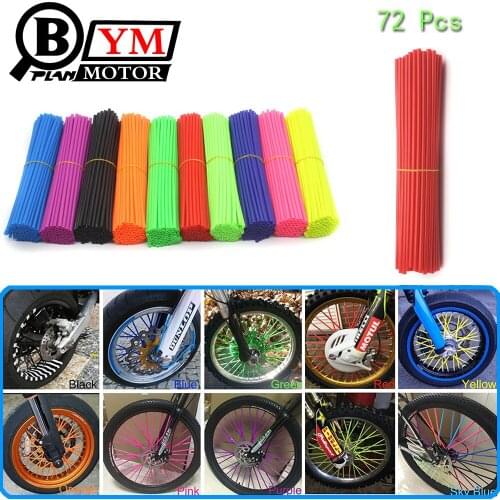 Motocross Universal SPOKE SKINS Wheel RIM SPOKE COVERS cnc moto new For bmw Honda Yamaha Kawasaki Suzuki KTM Ducati Aprilia Ben