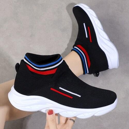 High Stretch Socks Women Flats Spring New Korean Sneakers for Women