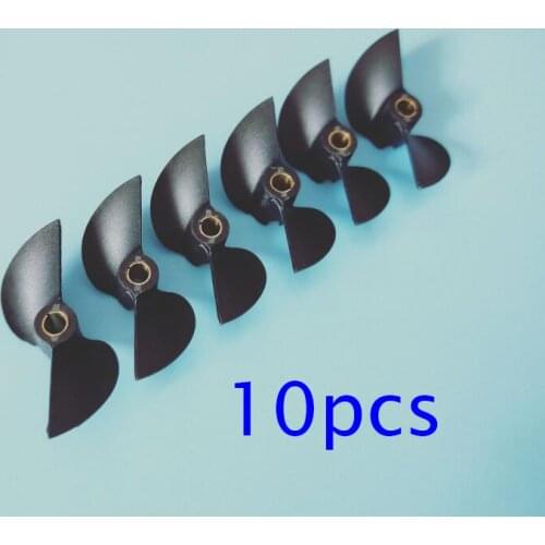 10PCS 4*42mm RC Boat Propeller 4mm 2-Blades Propeller For RC Electric Boat Diameter 42mm