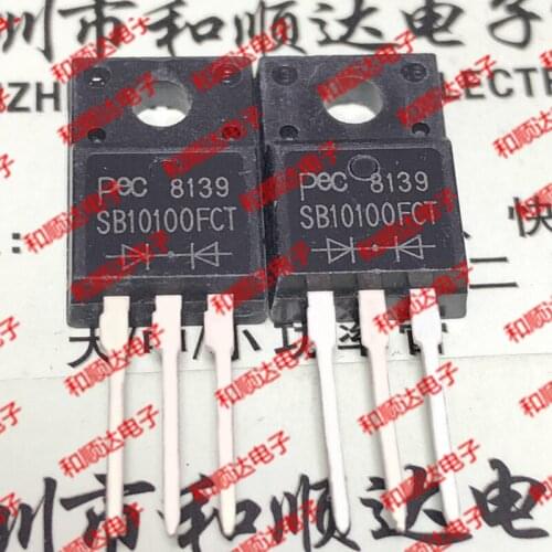10pcs/lot SB10100FCT New Spot TO-220F SCHOTT 100V 10A