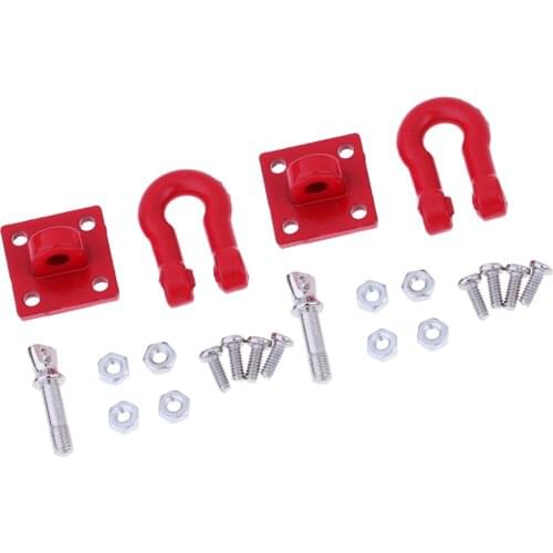 2.4Ghz 1:16 Scale RC Climbing Military Truck Trailer Hook Shackle 2x for WPL JJRC Q60 Q61 Model Parts