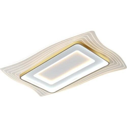 2021 Acrylic LED Ceiling Lamp Ultra-thin Striped Acrylic Wave-Shaped Living Room Light Personalized Dining Room Lighting