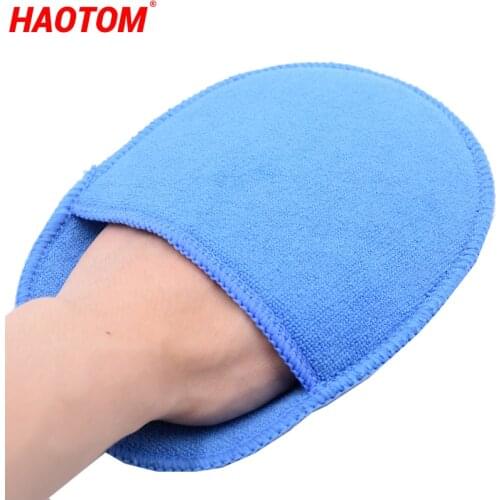 5PCS Large Size Clean Buffer Car Cleaning Soft Foam Applicator Wax Sponge Dust Remove Auto Care Polishing Pad No Swarf