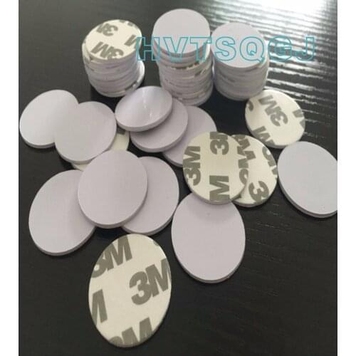 50 pcs/lot) 125Khz RFID T5577 Writable Proximity Smart Cards Tags Stickers Label for Access Control