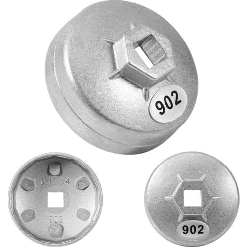67mm 14 Flute Aluminum Cap Oil Filter Wrench Cartridge Car Socket Remover Tool hot selling