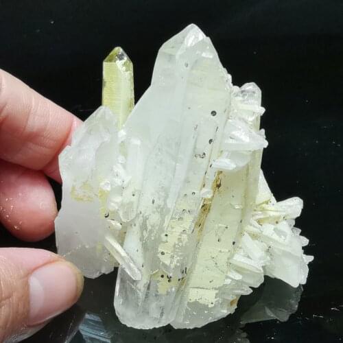 78.4gNatural raw material quartz white transparent crystal cluster healing crystal home decoration crystal mineral1pc