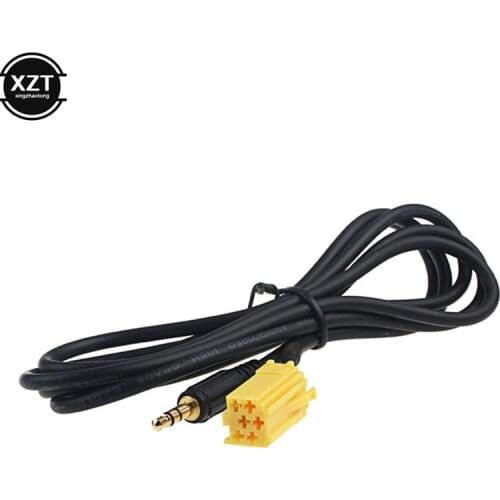 Car Accessory 3.5mm AUX Stereo Audio Line Input Cable For Fiat Alfa Romeo Lancia CD player Jack For Mp3 Player iPod iPhone