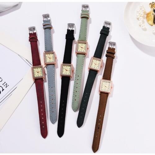 Women Belt Type Watch Luxury Rose Gold Border Watches Ladies Casual Watch Fashion Stainless Steel Waterproof Luxury Golden