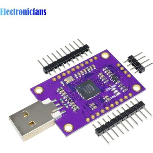 CJMCU FT232H Single Channel High Speed USB 2.0 for JTAG UART FIFO SPI IIC I2C Serial Interface Board Module With Pins