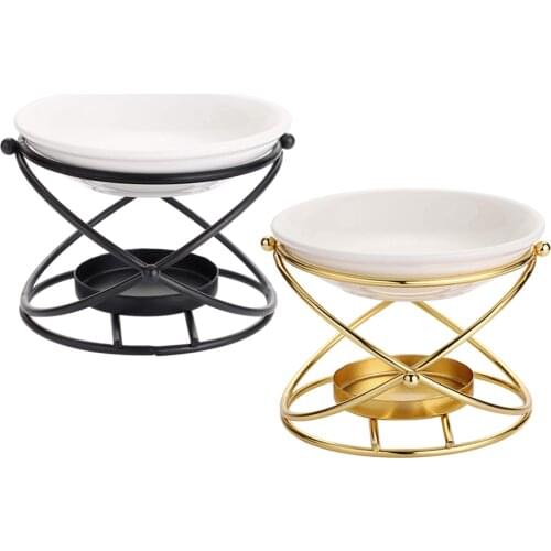 Delicate Oil Burner Wax Melt Candle Holder Oil Warmer Censer Furnace Room