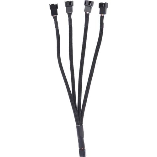HOT SALE Splitter PC Fan Extension Power Cable PWM Fan Splitter 4pin Adapter Cable 1 to 1 2 3 4 Computer CPU Fan