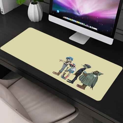 Gaming Mouse Pad With Cartoon of Gorillaz Hot Mat PC Gamer Cabinet Desk Computer Keyboard Xxl Pads Large Carpet Mats Girl Cute