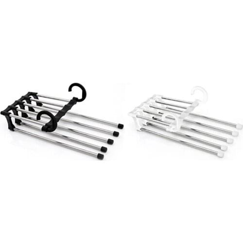Multifunctional Pants Rack Space Hanger Organizer Saves Space Hanger Clothes Hanger Scarf Clothes Storage