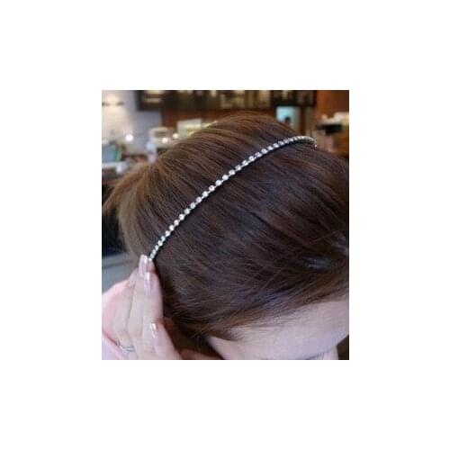 Hot Fashion Women Girls Rhinestone Crystal Headband Delicate Glitter Hair Band Headwear Hair Accessories Free shipping