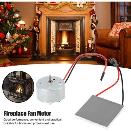 Metal Plastic Fireplace Fan Motor For Stove Burner Fan Heater Spare Parts Set