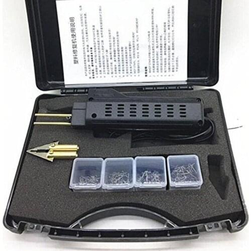 Practical 220V Car Auto Stapler Bumper Fender Fairing Plastic Repair Kit Weld Gun