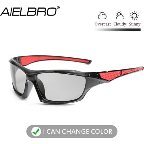 Polarized Sunglasses Mens Driving Glasses Bicycle Sunglasses Photochromic Chameleon Driving Glasses okulary rowerowe fotochrome