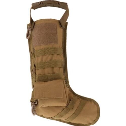 Tactical Christmas Stocking Molle Straps Military Dump Drop Pouch Storage Bag Magazine Hunting Pouches Christmas Decorations