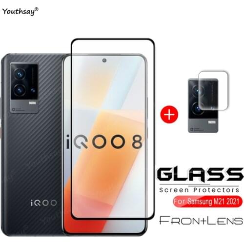 For vivo iQOO 8 Glass Tempered Glass for vivo iQOO8 Glass Full Cover Screen Protector Film For vivo iQOO 8