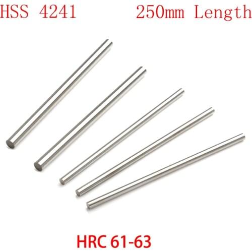 11.5mm 12mm 12.5mm OD 250mm Length HSS W4241 HRC61-63 Jobber Drill Bit Boring Out Round CNC Cutting Turning Lathe Tool Bar Rod