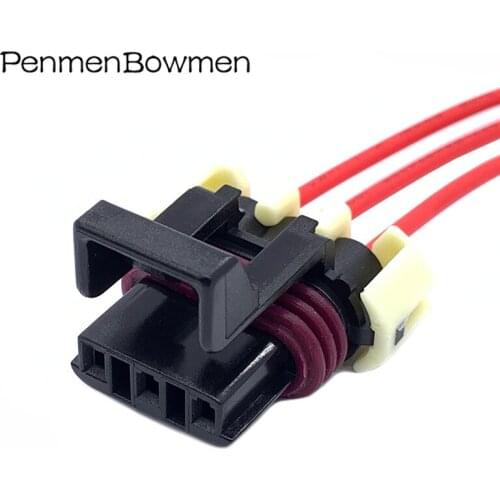 3 Pin Way Delphi Auto Metri-Pack 150 Temperature Sensor Plug Waterproof Female Black Connector 12110293