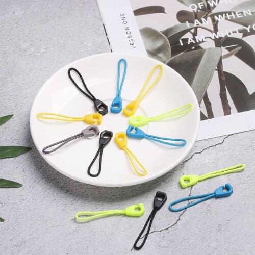 5 PCs 5 Colors Zipper Pull Puller End Fit Rope Tag Fixer Zip Cord Tab Replacement Clip Broken Buckle Travel Bag Suitcase