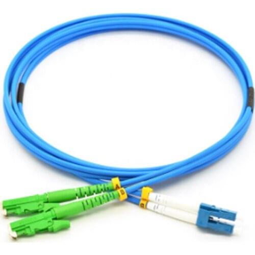 5pcs/lot Armoured E2000-LC/UPC Fiber Optic Patch Cord Jumper SM Optical Cable 3.0mm Fibra Optica FTTH Single Mode Duplex