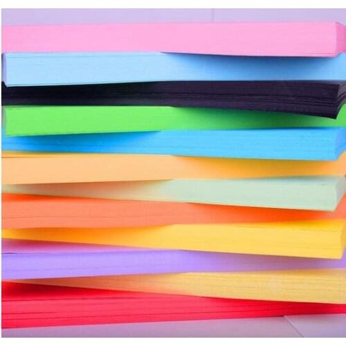 50Pcs 21 * 29cm A4 Cardboard Color 160gsm DIY Handmade Origami Paper