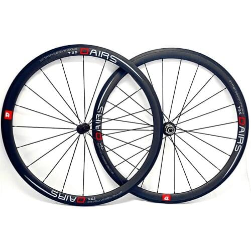 700c carbon road wheels 38x25mm tubular road wheels powerway R13 hubs 20/24 pillar 1432 spokes 1350g carbon road wheelset