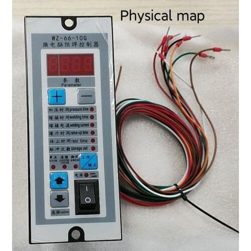 Pneumatic Spot Welding Controller Box WZ-66ZQ Foot Spot Welding Machine Control Board DHJ-10-AZ Spot Welding Controller