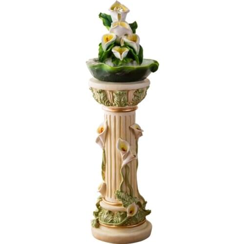 Living room fountain running water swing piece floor household decoration feng shui wheel creative opening gift shop