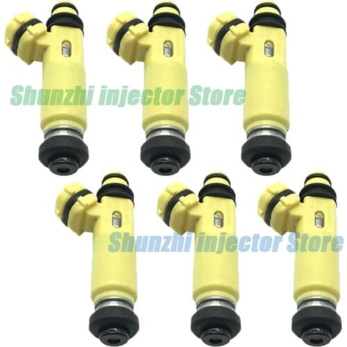6pcs Fuel Injector Nozzle For Mazda 297-0041 425cc original RX8 MX5 High performance E85 fuel nozzle 195500-4450 1955004450