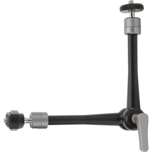 Magic Arm 11in Magic Arm Large Clamp for Camera Cage Rig LED Video Light Monitor Tripod for Gimbal Magic Arm for Photography