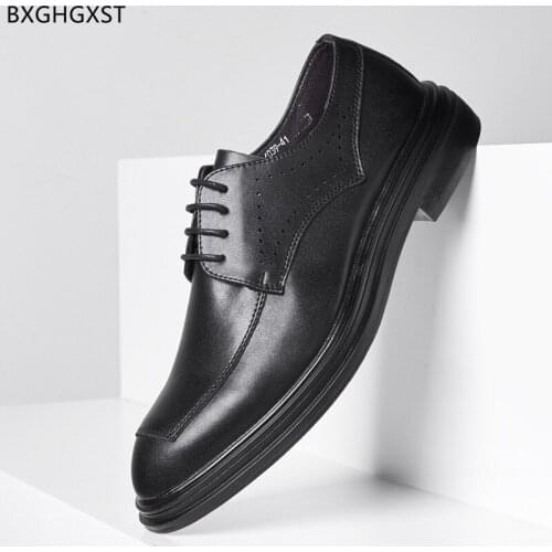 Italian Leather Shoes Men Formal Designer Office 2021 Dress Shoes Mens Fashion Black Oxford Shoes for Men Zapatos Hombre Sapato