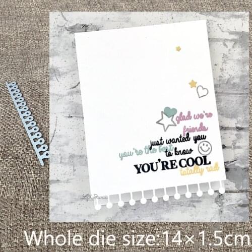 New Design Craft Metal stencil mold Cutting Dies Spiral Notebook Border scrapbook die cuts Album Paper Card Craft Embossing