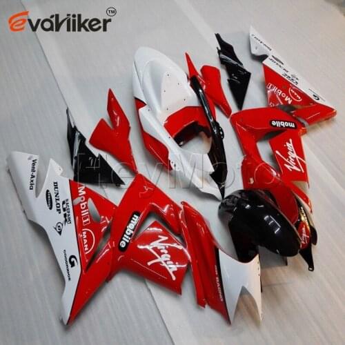 Motorcycle fairing for ZX10R 2004 2005 red white ZX 10R 04 05 ABS plastic motor panels kit H2