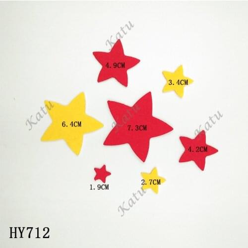 Five-pointed star cutting dies 2019 new die cut &wooden dies Suitable for common die cutting machines on the market