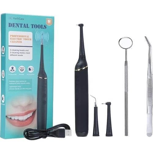 Teeth Whitening Tooth Stains Cleaner Teeth Tartar Calculus Plaque Remover Household Dental Scaler Electric Sonic Oral Irrigator