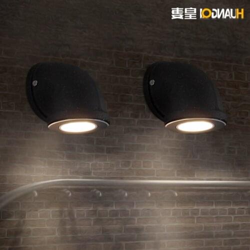 Vintage mirror light led corridor aisle bedside home deco