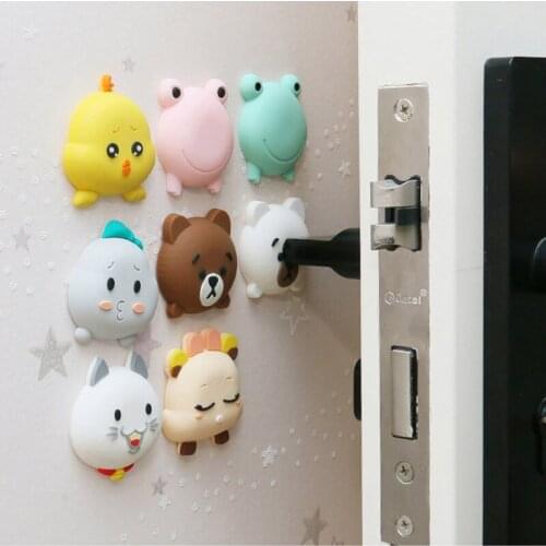 1 PC Silicone Door Wall Protector Self-adhesive Bumper Guard Stopper Rubber Crash Pad Household Anti-collision