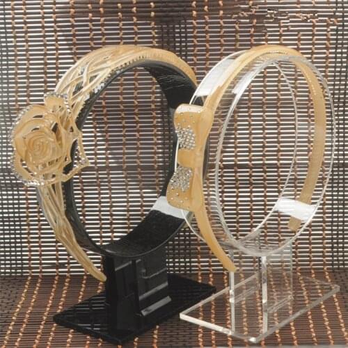 Lot of 2 Acrylic hairband headband display holder hairpin display stand hair jewlery display holder headband Showcase