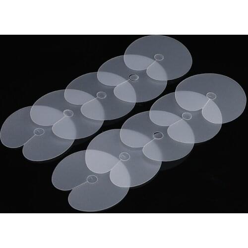 50/150PCS PVC Round Hair Heat Protector Shields Heat Insulation Sheet Protector Shield Scale Styling Accessories Hair Extensions