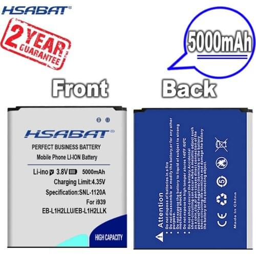 5000mAh EB-L1H2LLU EB-L1H2LLK Battery for Samsung i939 4G LTE E210S E210K i9260 i9268 Express 2 G3815 G3818 G3819 G3812