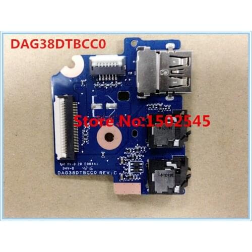 Free Shipping Original Notebook USB Interface Board For HP 15-AU Audio Board USB Board USB Interface Board DAG38DTBCC0